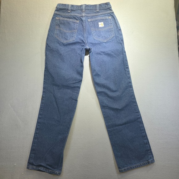 Carhartt Men's FR Cat 2 Denim Blue Jeans Size 32X32 Actual 30X32 - Picture 7 of 10